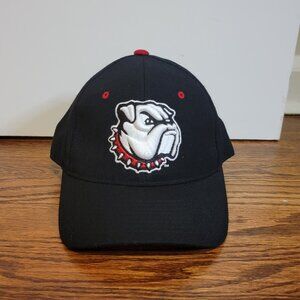 University of Georgia Bulldogs Zephyr The Z Hat, Black Fitted Cap, Size 7, NWT